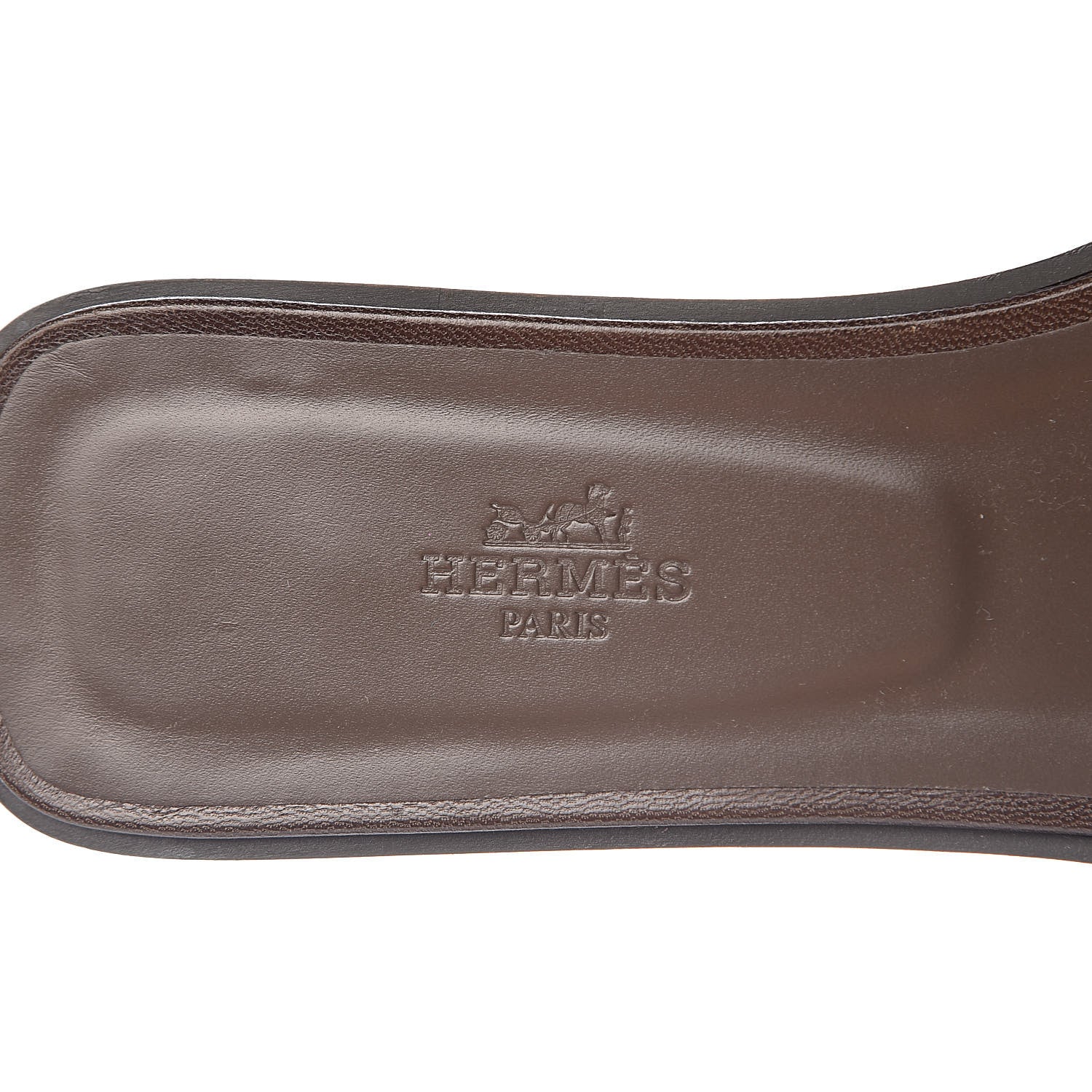 Hermes Goatskin Oran Sandals 41 Gris Galet 6 of 10