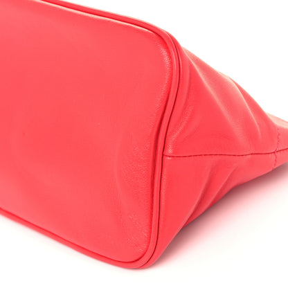Hermes Milo Lambskin Swift Tohubohu Pouch MM Capucine Rose Sakura 8 of 8
