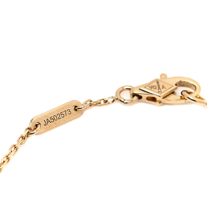 Van Cleef & Arpels 18K Yellow Gold Mother of Pearl Sweet Alhambra Bracelet 4 of 7
