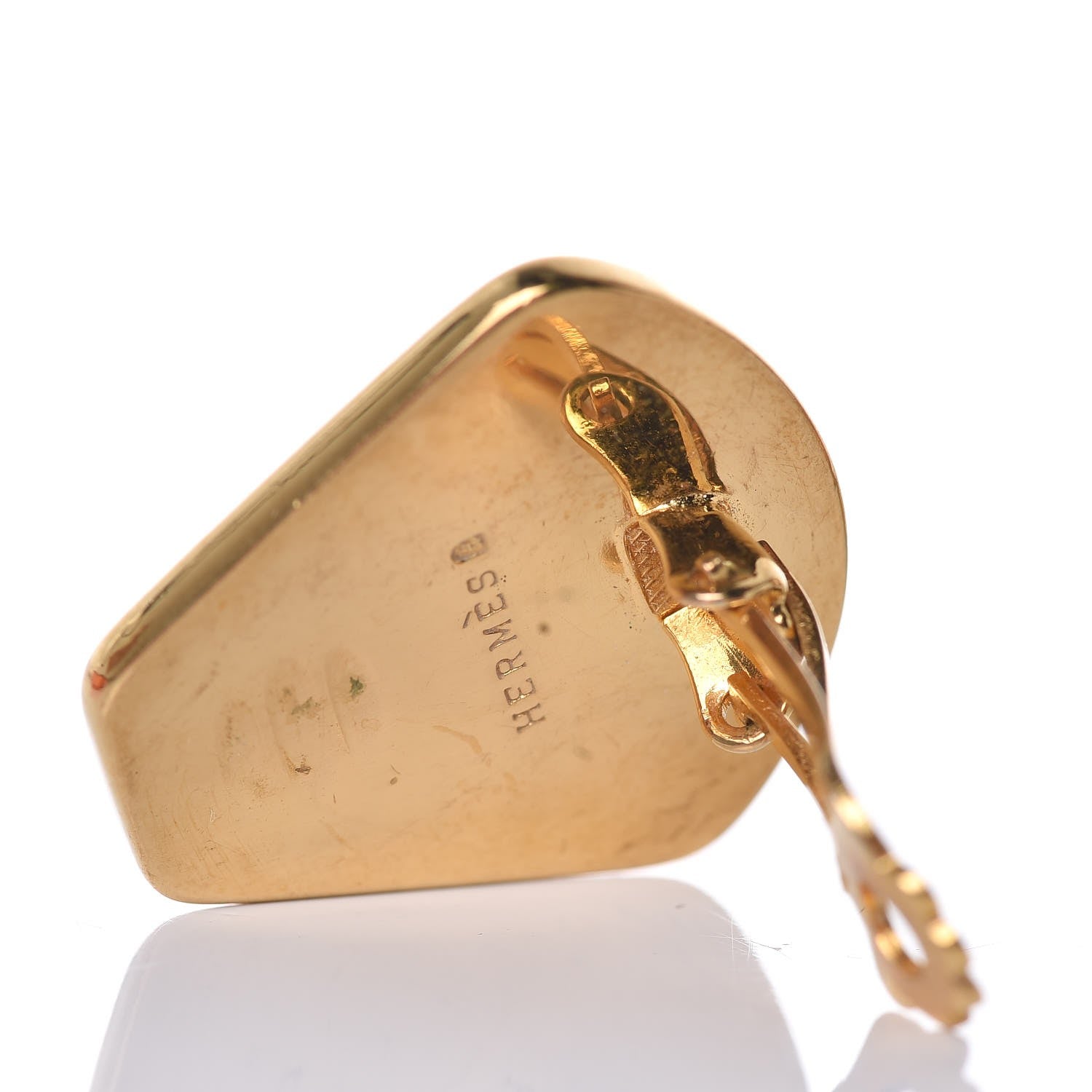 Hermes Enamel Clip On Earrings 4 of 5