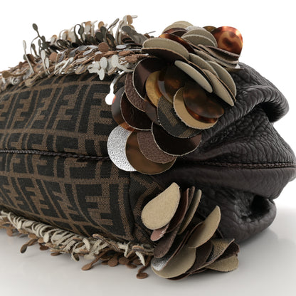 Fendi Nappa Zucca Fringe Spy Tobacco 10 of 10