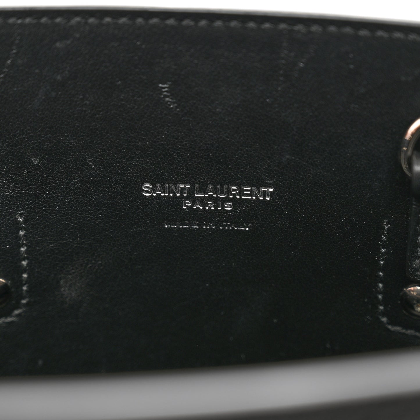 Grained Calfskin Baby Sac De Jour Black