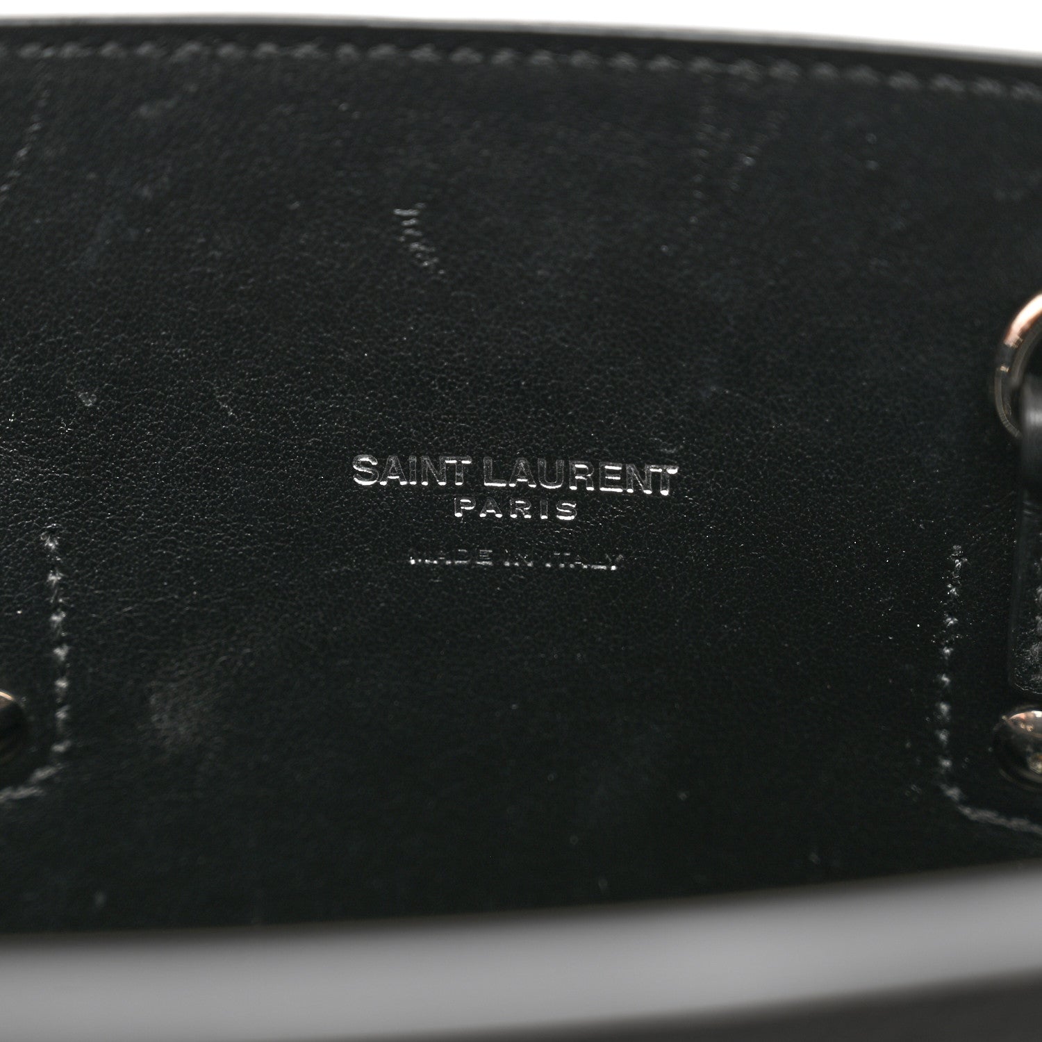 Saint Laurent Grained Calfskin Baby Sac De Jour Black 7 of 9