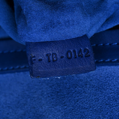 Celine Supple Calfskin Medium Phantom Luggage Royal Blue 6 of 14