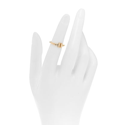 Tiffany 18K Yellow Gold T Wire Ring 48 4.5 2 of 5
