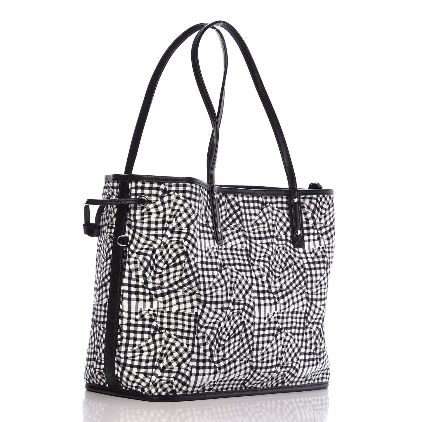 Visetos Medium Reversible Shopper Tote Black