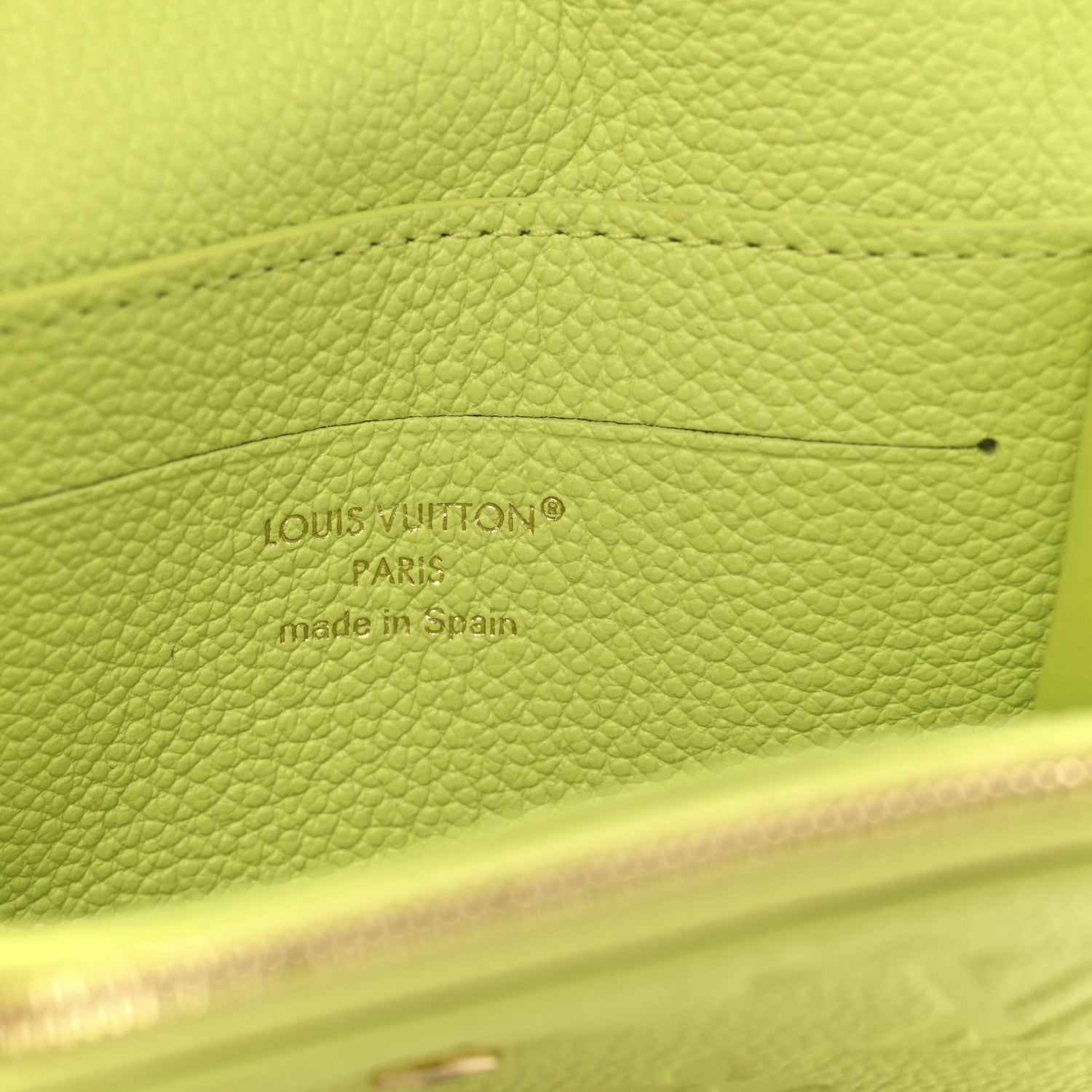 Louis Vuitton Empreinte Rosalie Coin Purse Zesty Lime 6 of 7