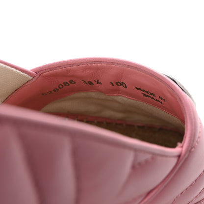 Gucci Nappa Matelasse GG Marmont Espadrilles 38.5 Wild Rose 9 of 10