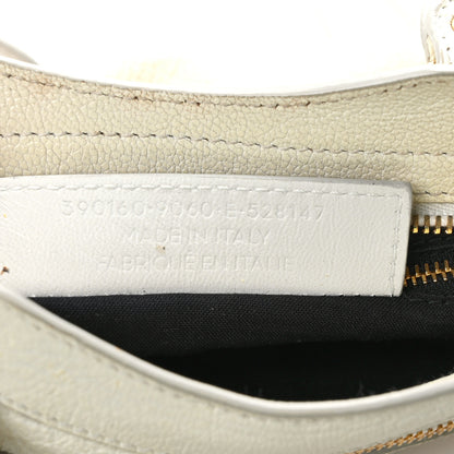 Balenciaga Chevre Gold Metallic Edge Hardware Mini City White 7 of 12