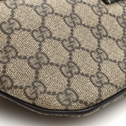 Gucci GG Supreme Monogram Belt Bag Dark Brown 9 of 10