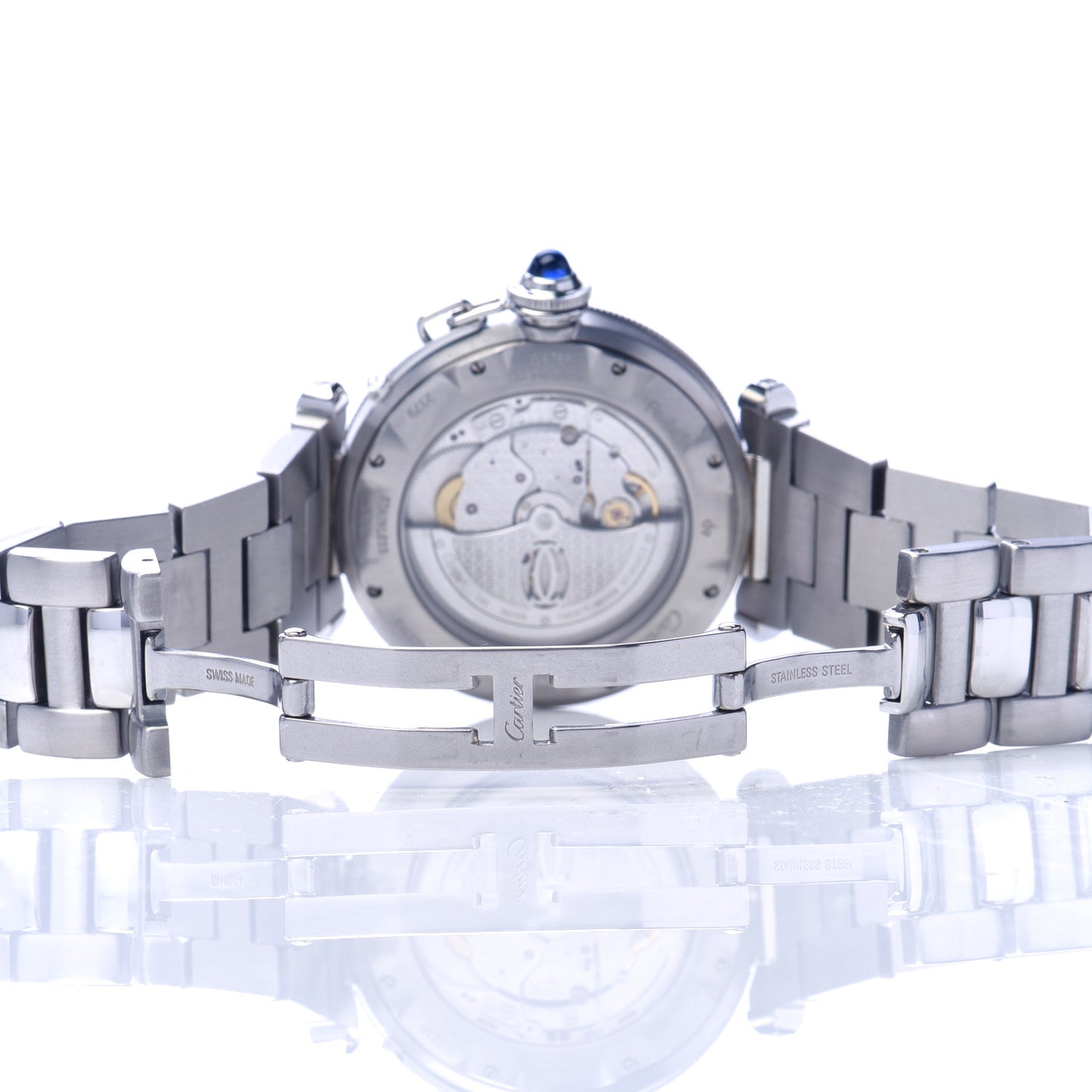 Stainless Steel 38mm Pasha C Grille Automatic Watch