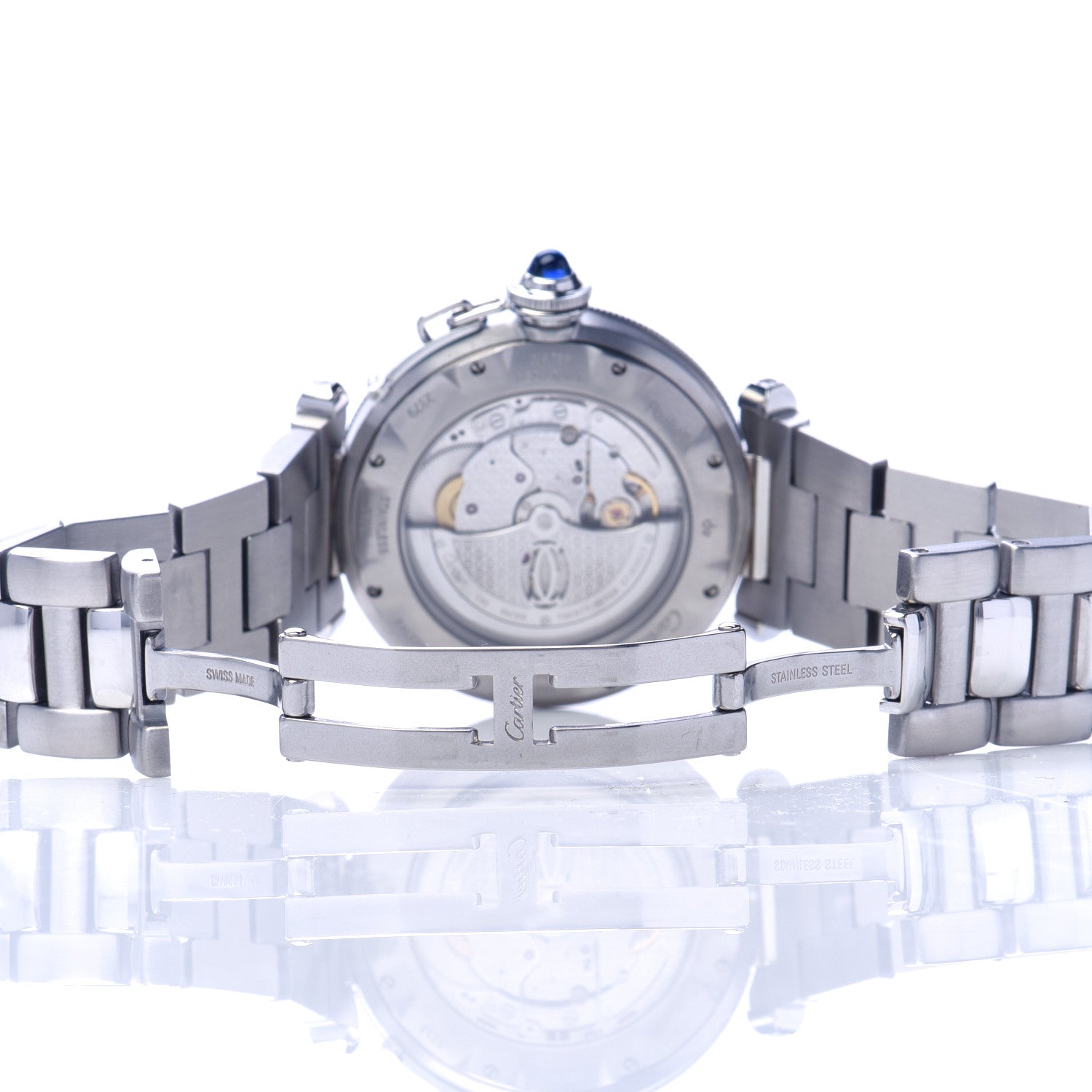Cartier Stainless Steel 38mm Pasha C Grille Automatic Watch 5 of 5