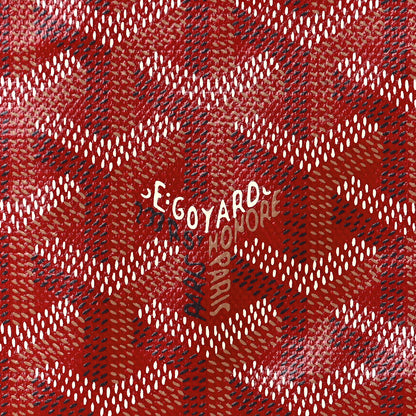 Goyard Goyardine Sainte Marie Soft Clutch Red 7 of 12