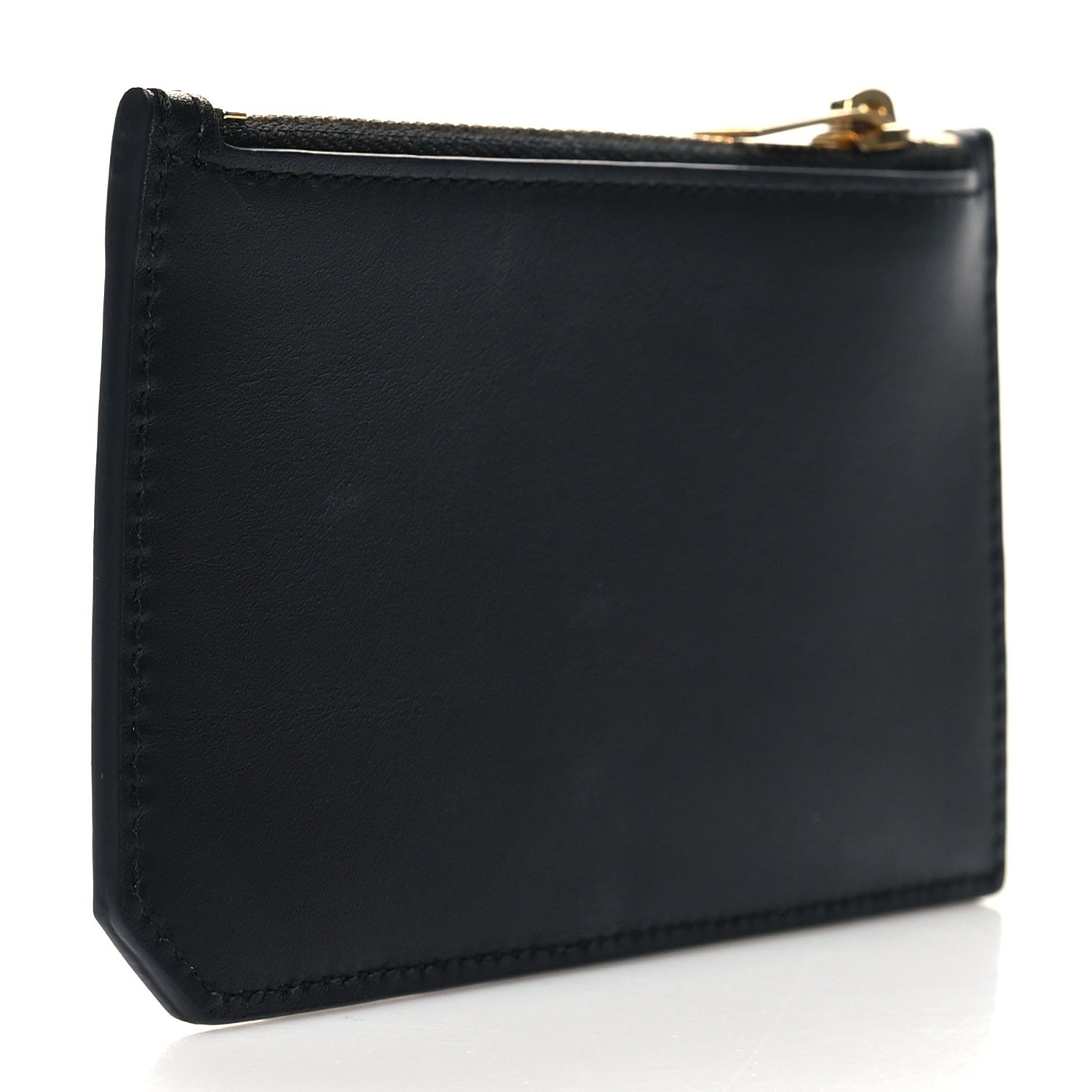 Saint Laurent Calfskin 5 Fragments Zip Pouch Card Holder Black 3 of 8