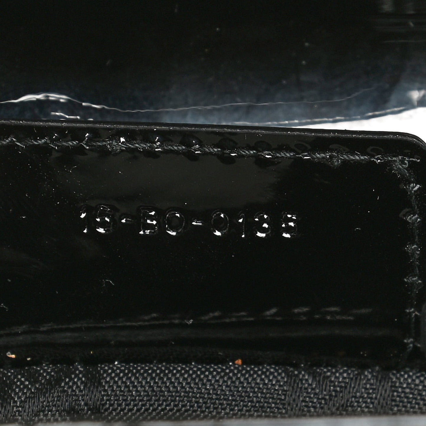 Patent Cannage Medium Lady Dior Black