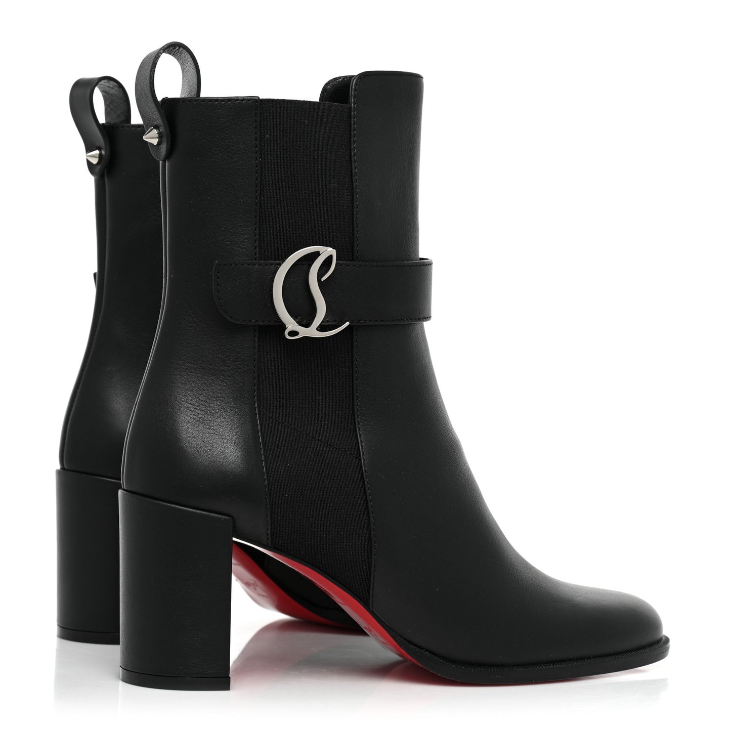 Calfskin 70 Chelsea Ankle Boots 38 Black