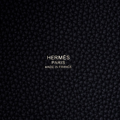 Hermes Taurillon Clemence Picotin Lock 22 MM Black 5 of 8