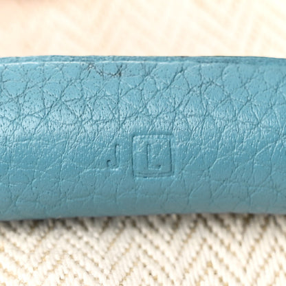 Hermes Taurillon Clemence Victoria II 35 Blue Jean 7 of 14