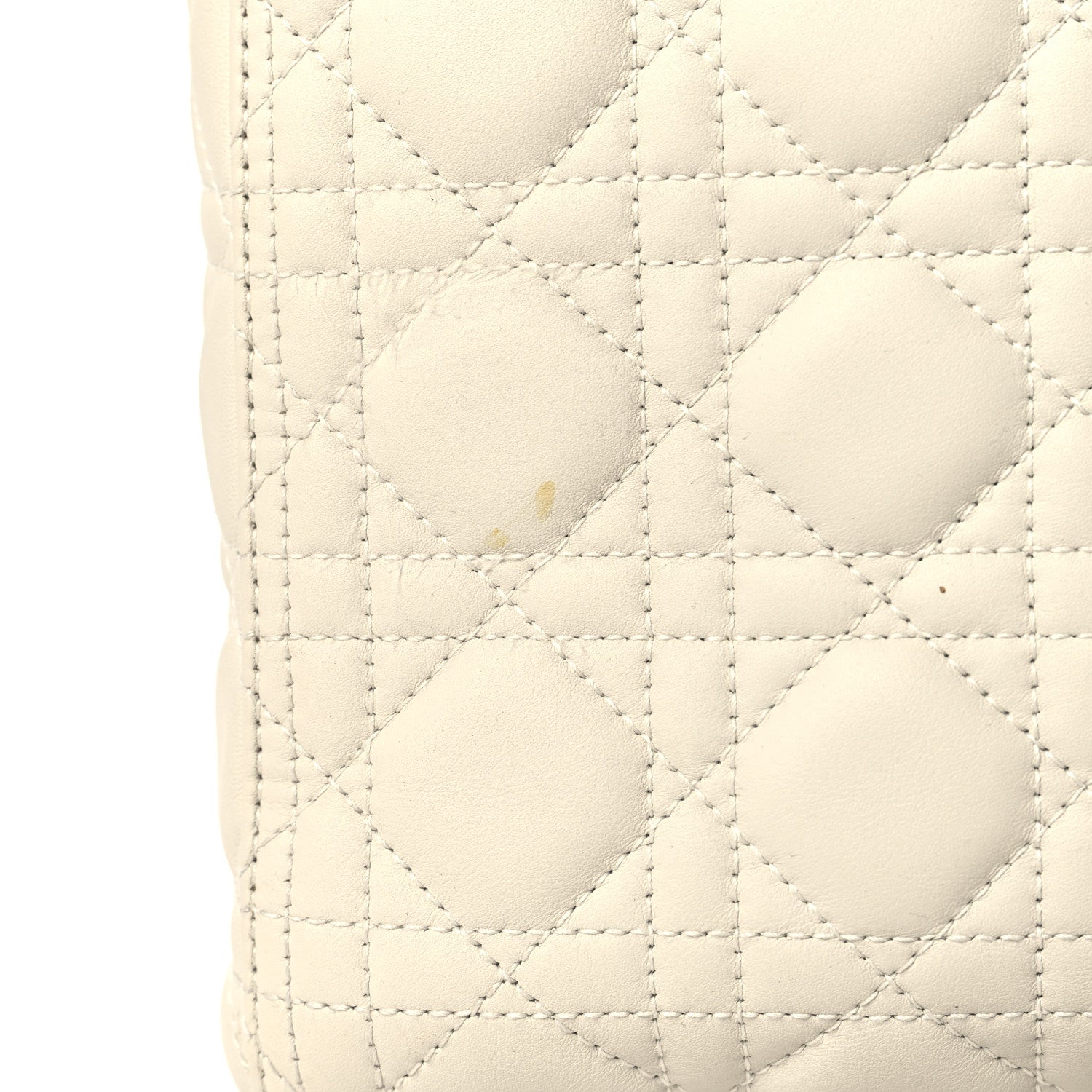 Christian Dior Ultra Matte Calfskin Cannage Medium Lady Dior Latte 15 of 19