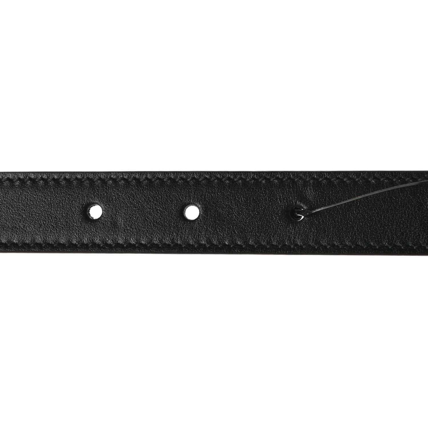 Gucci Calfskin Snakeskin Interlocking G 20mm Belt 85 34 Black Explosive Yellow 6 of 6