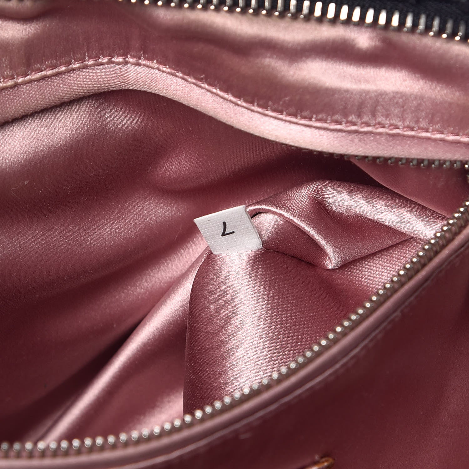 Prada Calfskin Diamond Pleated Clutch Black 7 of 12