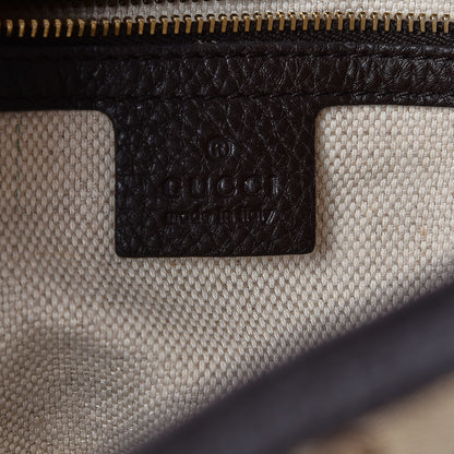 Gucci Monogram Medium Diana Bamboo Shoulder Bag Dark Brown 6 of 12