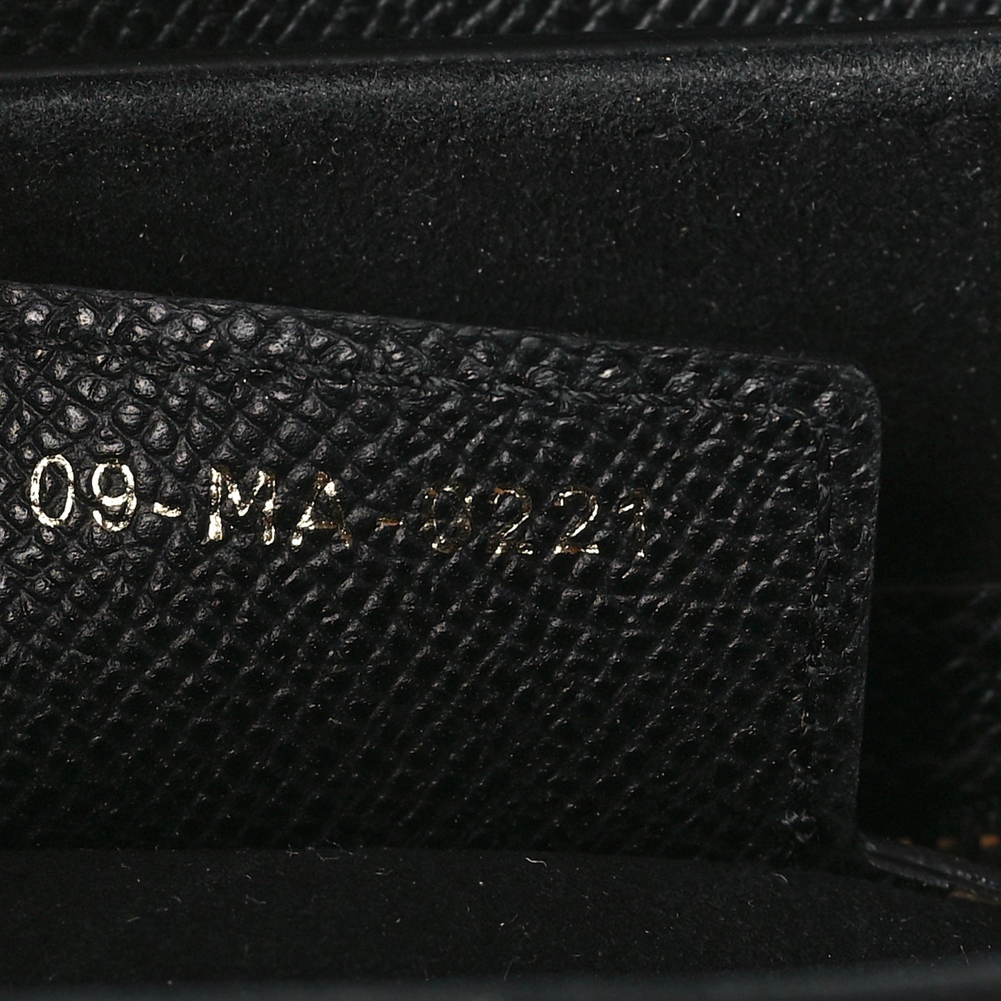 Grained Calfskin Saddle Bag Black