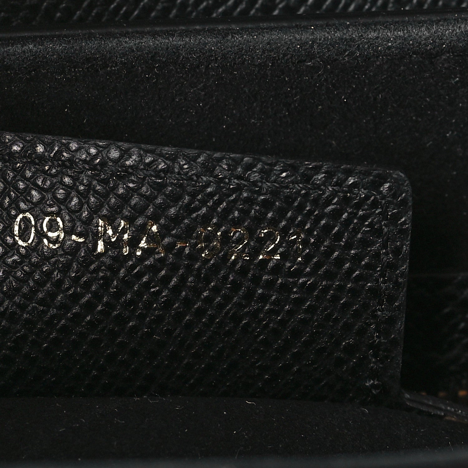 Christian Dior Grained Calfskin Saddle Bag Black 7 of 10