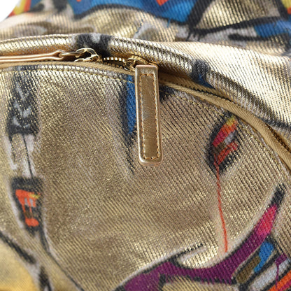 Chanel Graffiti Printed Canvas Street Spirit Backpack Multicolor 9 of 11