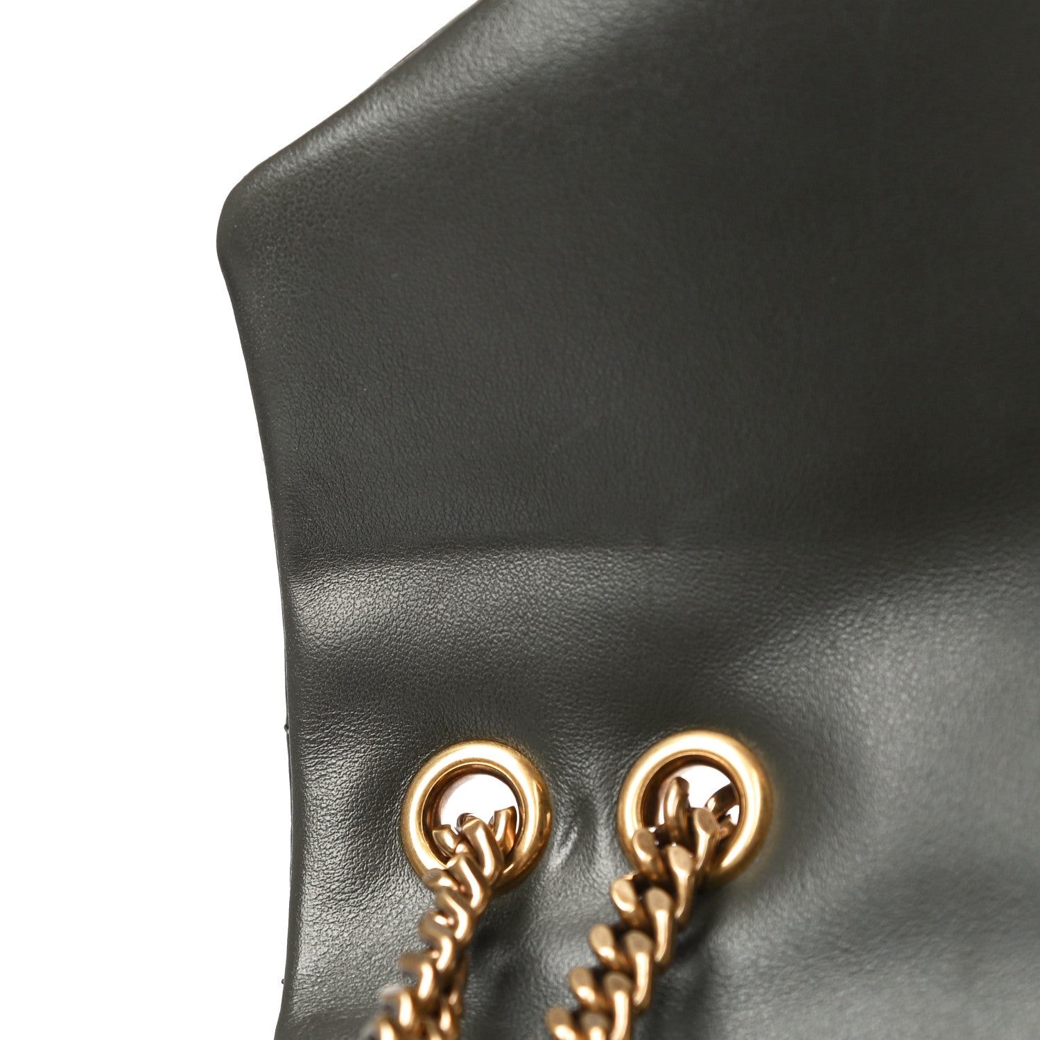 Saint Laurent Calfskin Y Quilted Monogram Small Loulou Chain Satchel Pebble 12 of 12