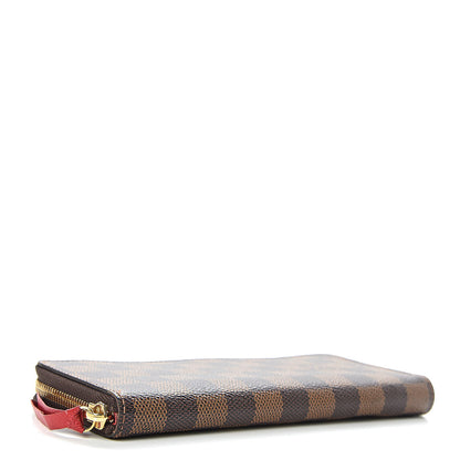 Louis Vuitton Damier Ebene Clemence Wallet Cherry 4 of 12