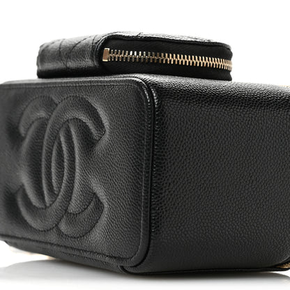 Chanel Caviar Quilted Top Handle Pocket Vanity Case Black 11 of 12