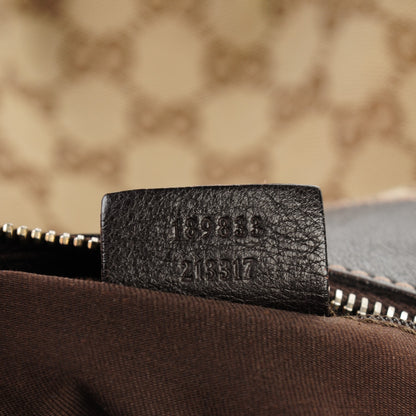 Gucci Monogram Large D Gold Hobo Dark Brown 7 of 7