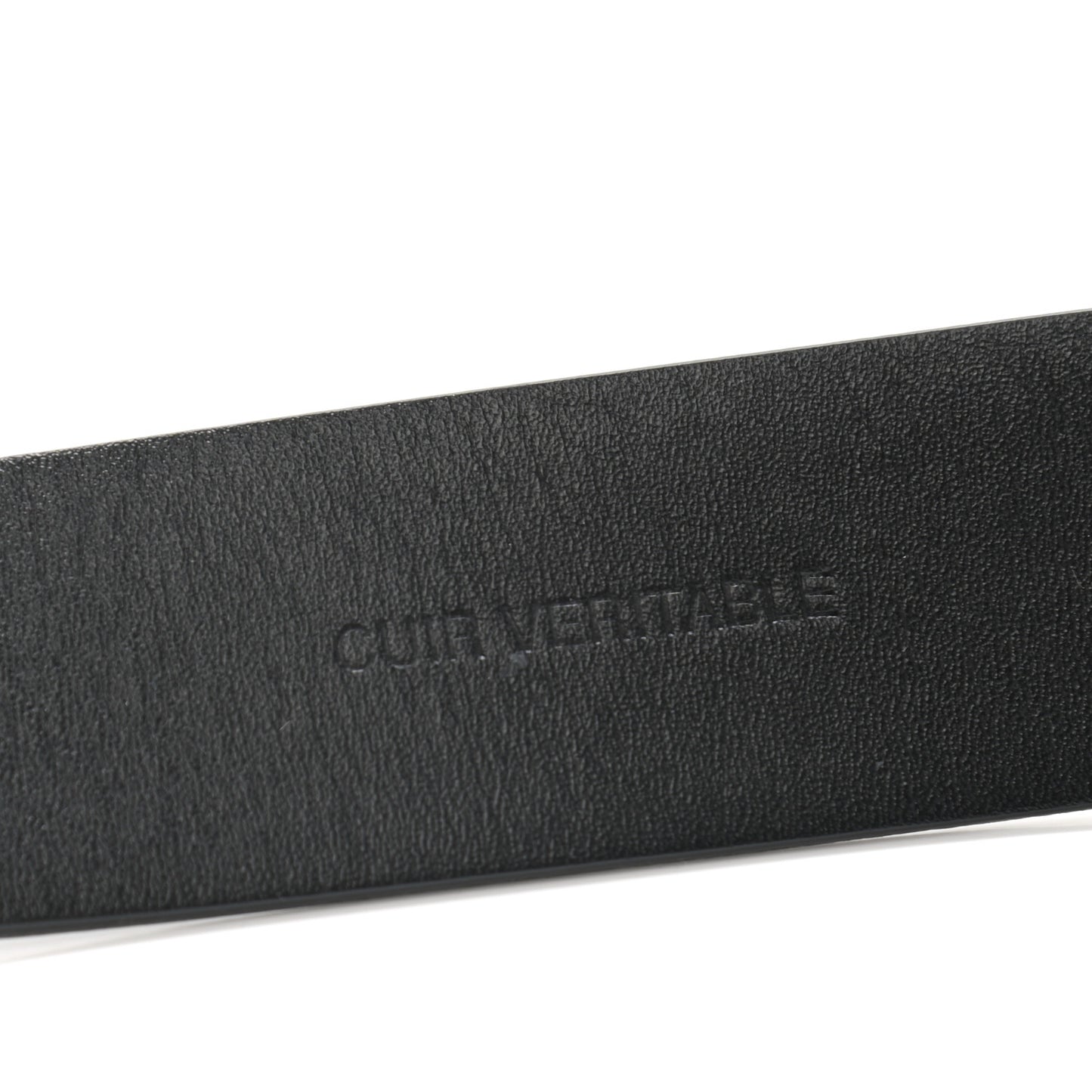 Calfskin Crystal Metal Quilted CC Belt 80 32 Black