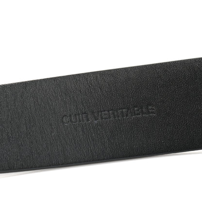 Chanel Calfskin Crystal Metal Quilted CC Belt 80 32 Black 4 of 8