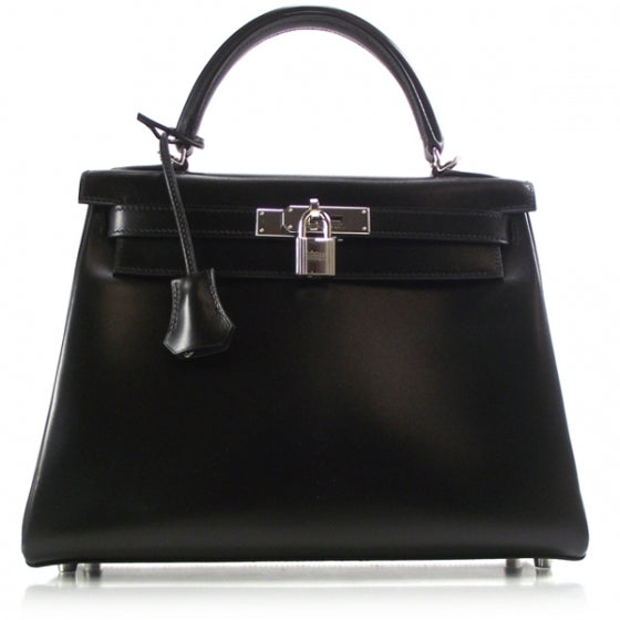 Hermes Box Calf Kelly 28 Black 1 of 13