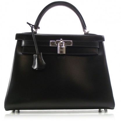 Hermes Box Calf Kelly 28 Black 1 of 13