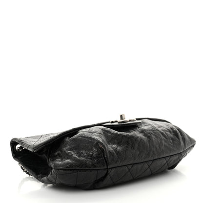 Chanel Caviar Quilted Medium Elastic Flap Black 4 of 10