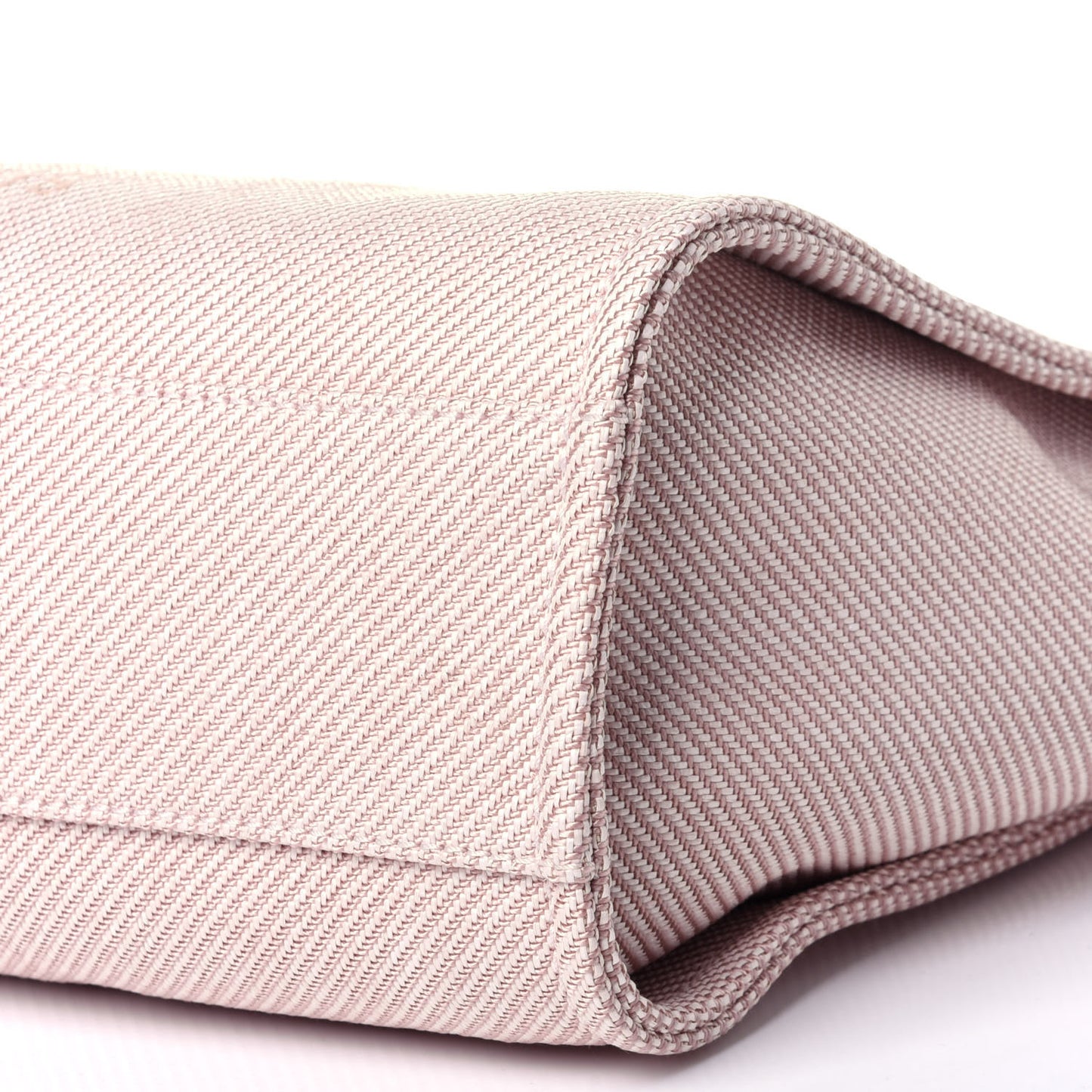 Mixed Fibers Calfskin Small Deauville Tote Beige
