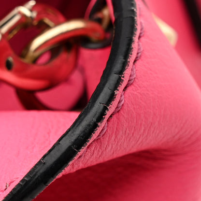Valentino Garavani VALENTINO GARAVANI Vitello Rockstud Double Handle Tote Fuxia Fluo 20 of 21