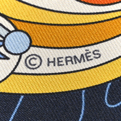Hermes Silk Odyssey Twilly Marine Gold Ciel Marine Gold Ciel 6 of 6