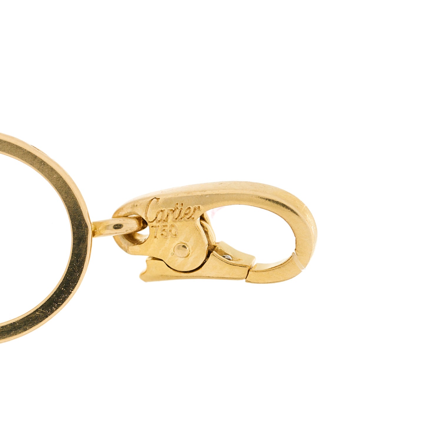 18K Yellow Gold LOVE Ring Charm