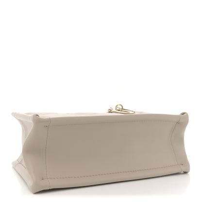 Christian Dior Calfskin Macrocannage Mini Book Tote Desert Taupe 4 of 10