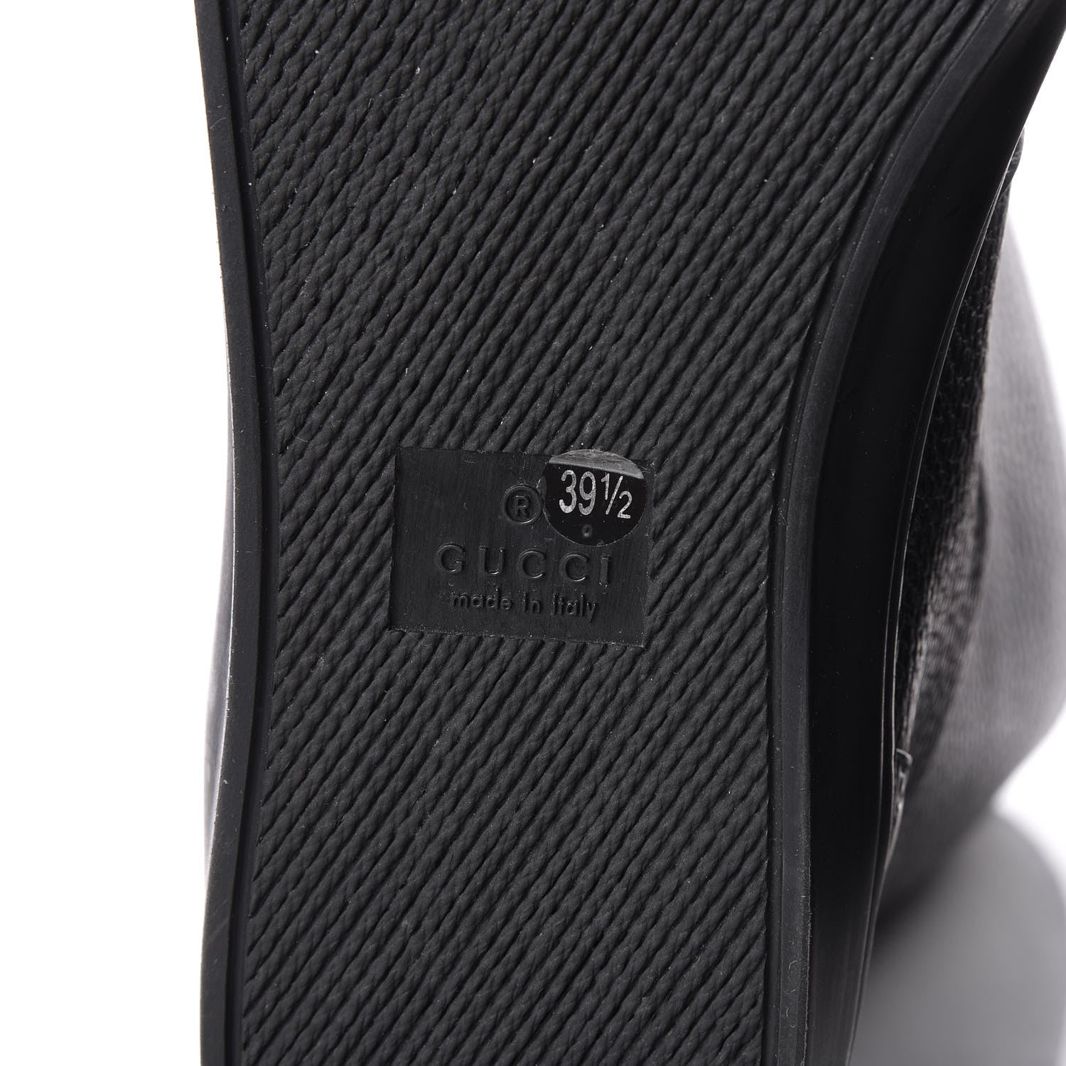 Gucci Calfskin Microguccissima Boots 39.5 Black 7 of 9