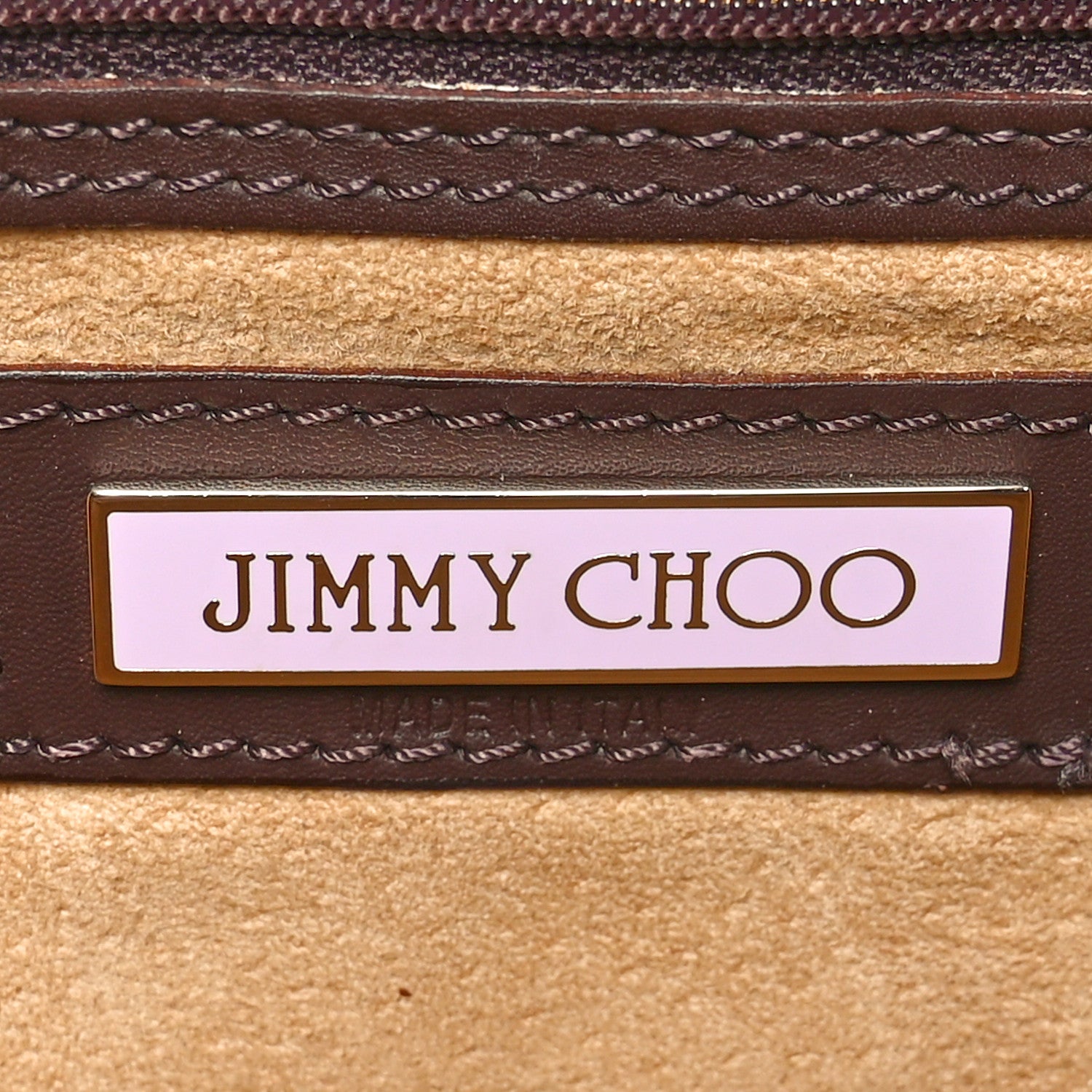 Jimmy Choo Calfskin Tulita Brown 6 of 10