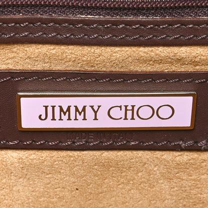 Jimmy Choo Calfskin Tulita Brown 6 of 10