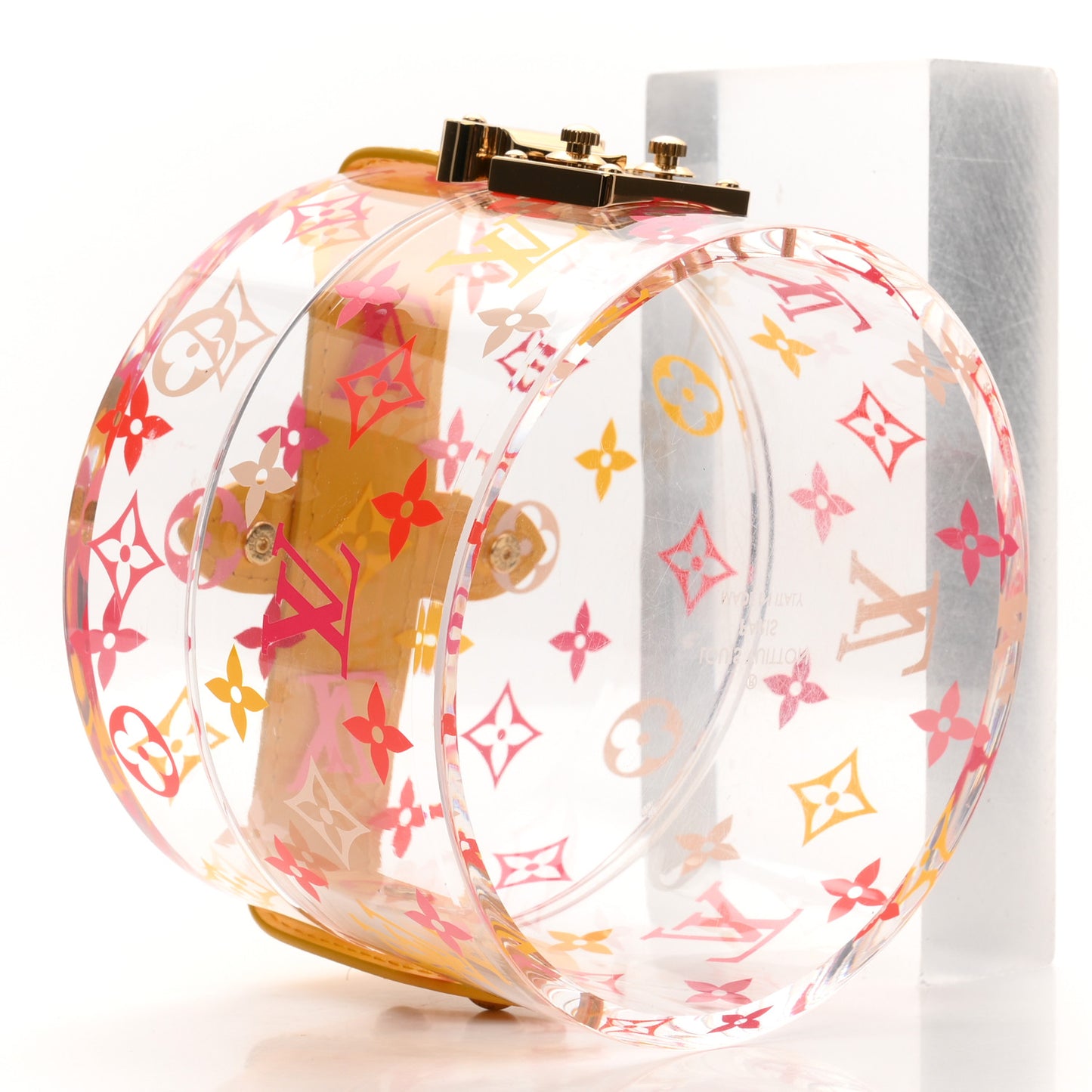 Transparent Plexiglass Box Scott Yellow