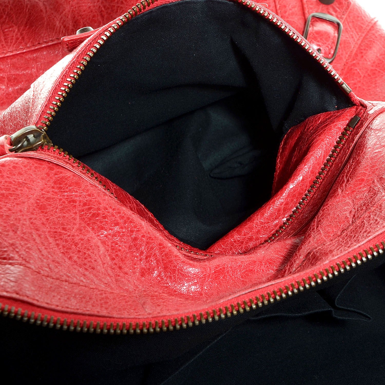Balenciaga Agneau Classic Hardware Day Hobo Rouge Cardinal 2 of 11