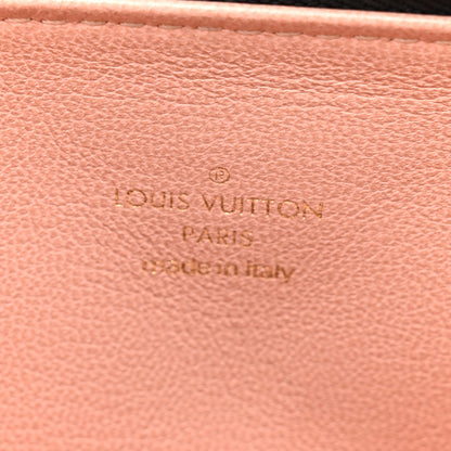 Louis Vuitton Lambskin Embossed Monogram Coussin PM Black 8 of 11