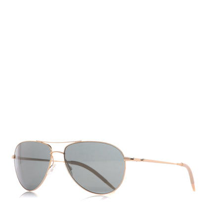 Oliver Peoples Benedict Aviator Sunglasses Gold 1 of 6